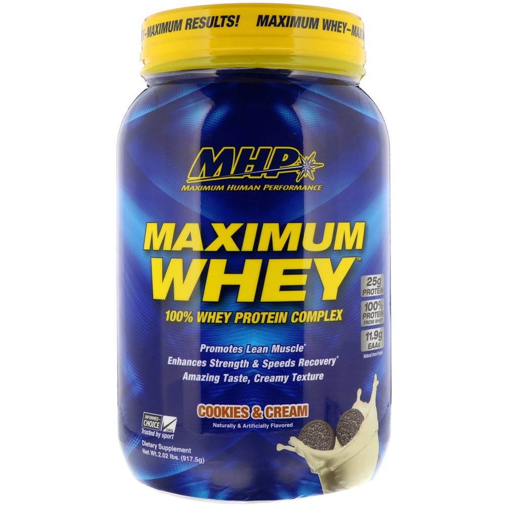 MHP Maximum Whey Protein 2lb Protein Powders MHP Cookies and Cream (1771729289259)