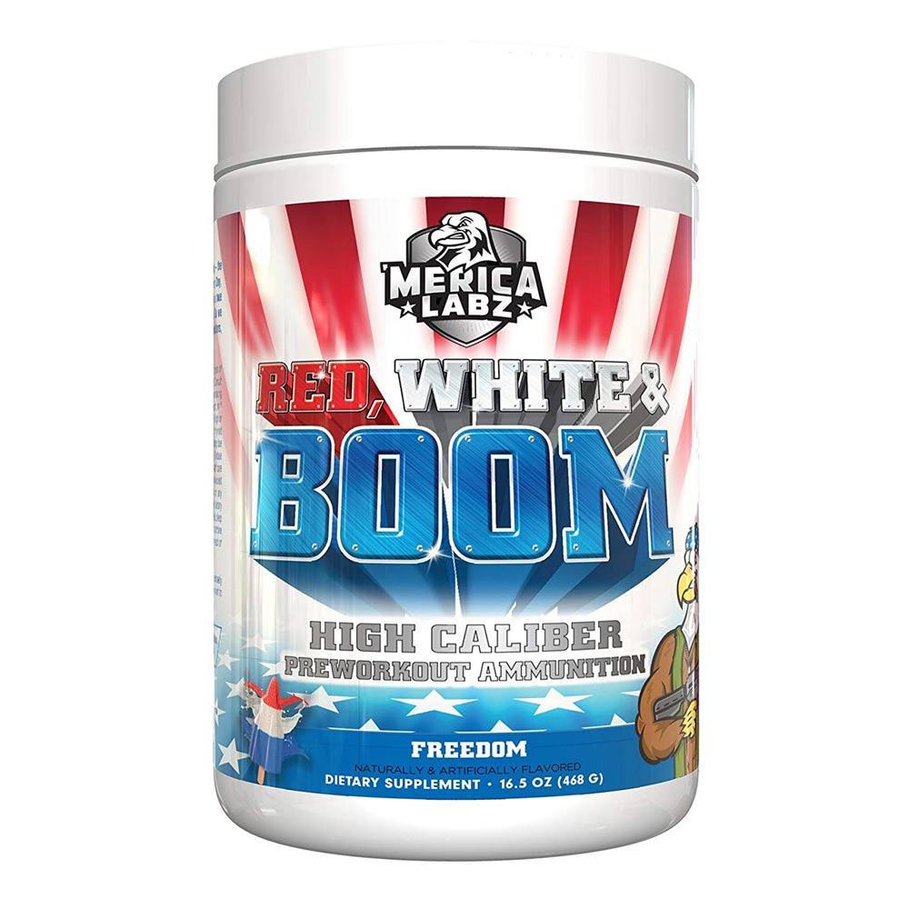 Merica Labz Red, White, & Boom High Caliber Pre-Workout Sports Performance Recovery 'Merica Labz Freedom (1749826469931)
