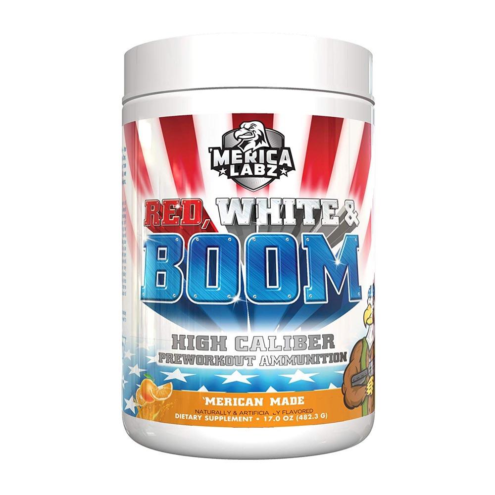 Merica Labz Red, White, & Boom High Caliber Pre-Workout Sports Performance Recovery 'Merica Labz 'Merican Made (1749826469931)