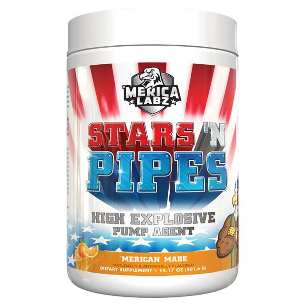 Merica Labz Stars 'N Pipes Pump Agent Nitric Oxide 'Merica Labz 'Merica Made (1749826207787)