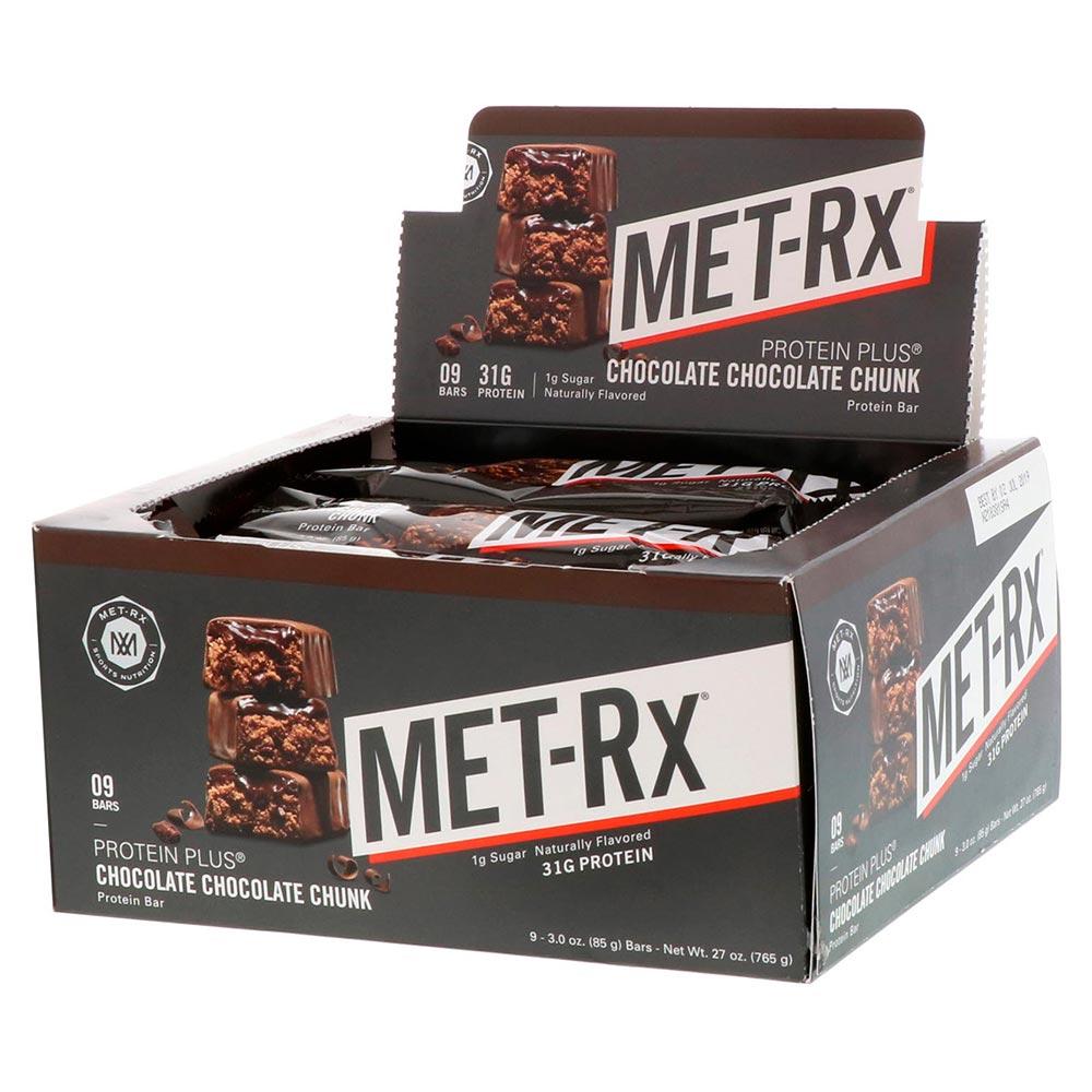 Met-Rx Protein Plus Bar 9/Box Bars Met-Rx CHOCOLATE CHUNK (1652174618667)