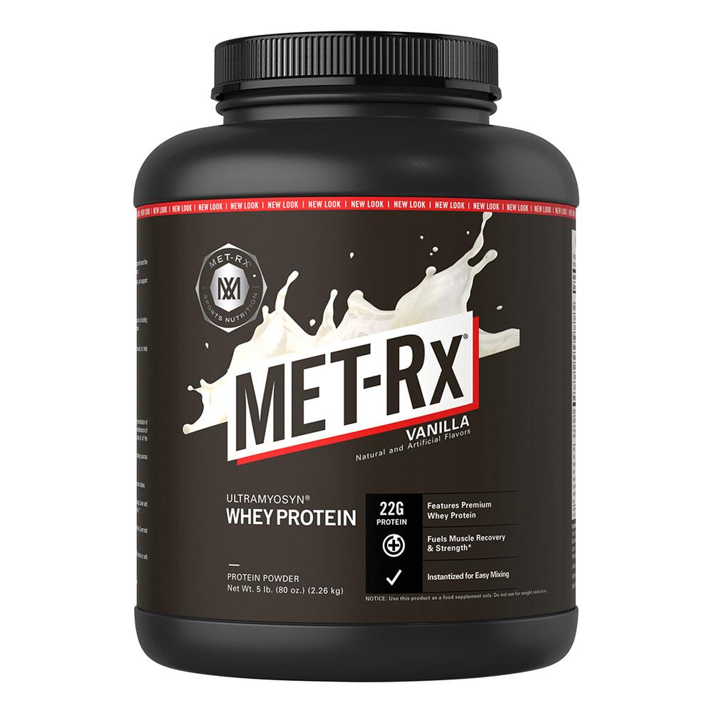 MET-RX 100% Ultramyosyn Whey 5Lb Protein Powders Met-Rx Vanilla (1736045232171)