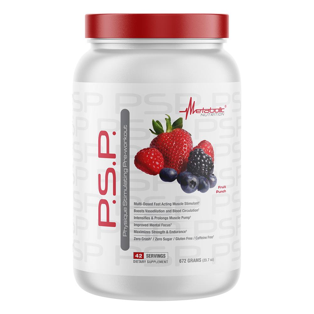 Metabolic Nutrition PSP 672g Nitric Oxide Metabolic Nutrition Fruit Punch (4612006019137)