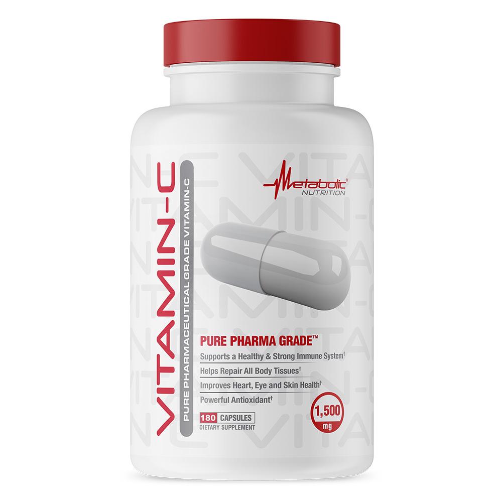 Metabolic Nutrition Vitamin C 180c Vitamins & Minerals Metabolic Nutrition (4512158351425)