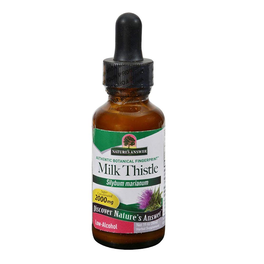 Nature's Answer Milk Thistle 2000mg 1oz | Healthy Liver Function Herbs Nature's Answer (1782427385899)