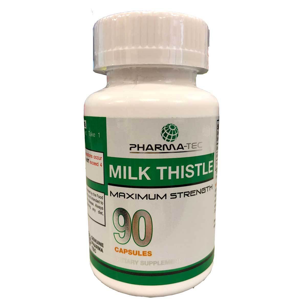 Pharma-Tec Milk Thistle 90 Caps Herbs Pharma-Tec (1059046064171)
