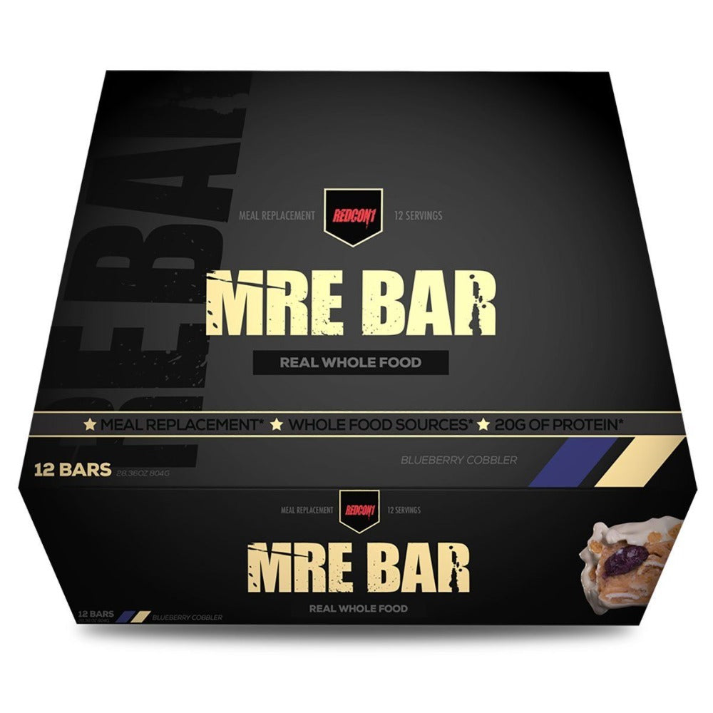 Redcon1 MRE Bars 12/Box Bars Redcon 1 Blueberry Cobbler (1516971819051)