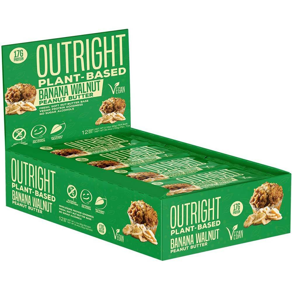 MTS Nutrition Outright Bar 12 Pack Bars MTS Nutrition Banana Walnut Peanut Butter PLANT (1825697103915)