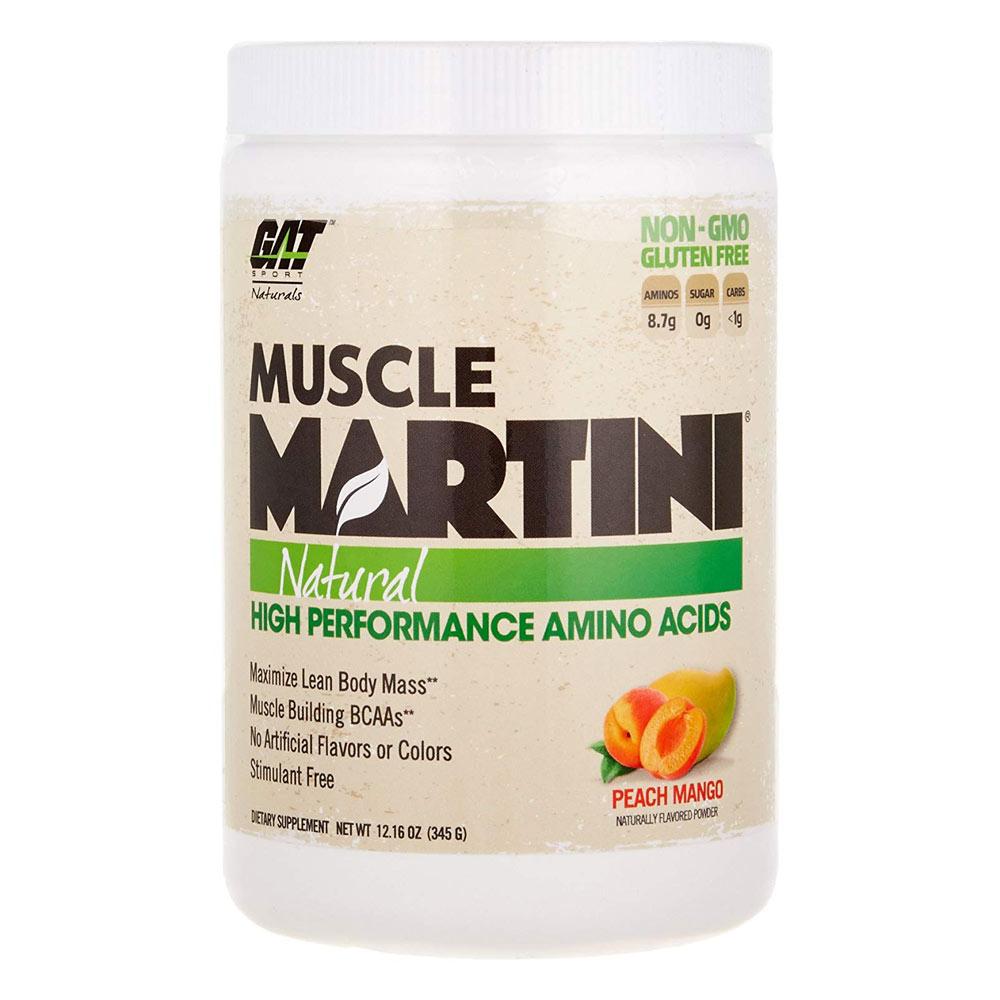 GAT Sport Muscle Martini 30 ServingsNatural High Performance Amino Acids Amino Acids GAT Peach Mango (1812371111979)