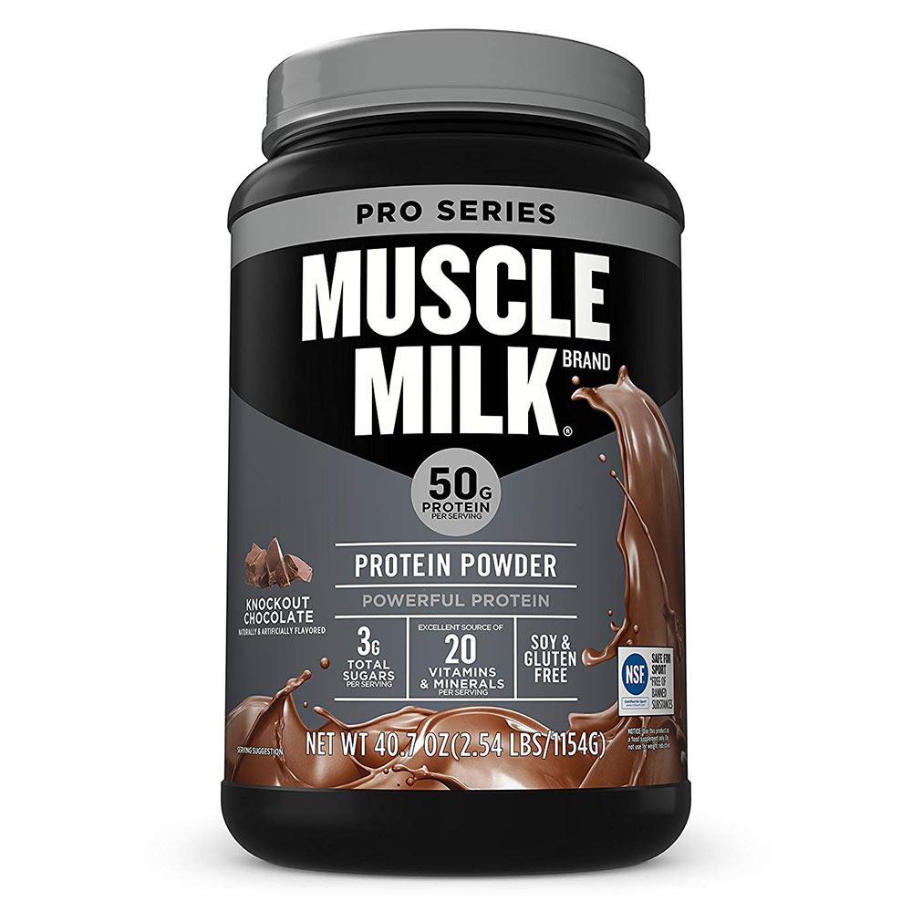 Muscle Milk Pro 50 2.54 Lbs Protein Powders CytoSport Knockout Chocolate (1556916830251)