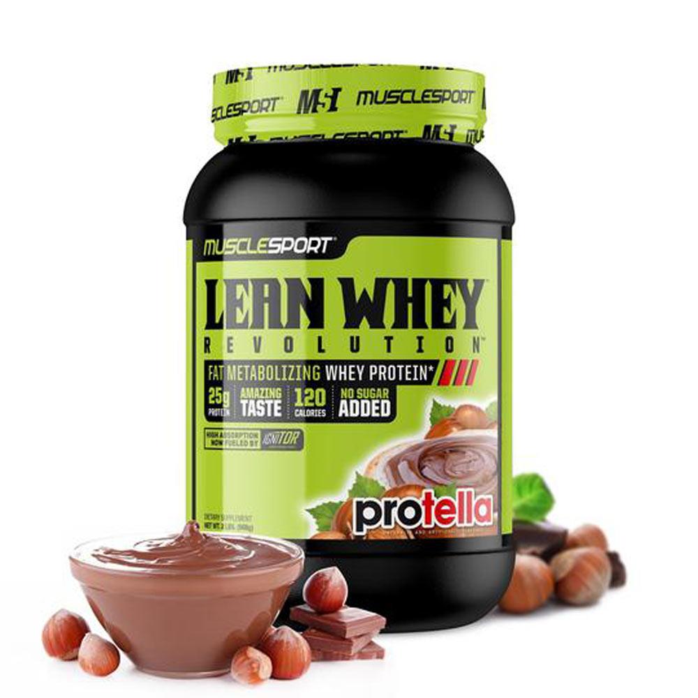 Muscle Sport Lean Whey Revolution 2lb Protein Powders Muscle Sport Protella (4384302760001)