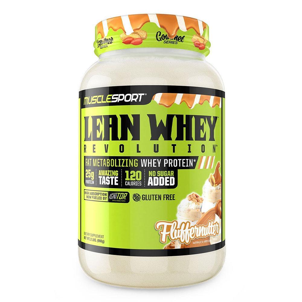 Muscle Sport Lean Whey Revolution 2lb Protein Powders Muscle Sport Fluffernutter (4384302760001)