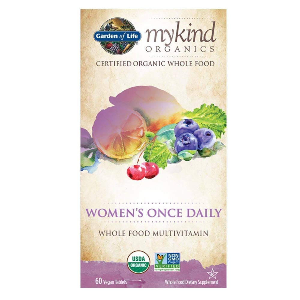 Garden of Life Kind Organics Women's Once Daily 60 Tabs Vitamins Garden of Life (1059054944299)