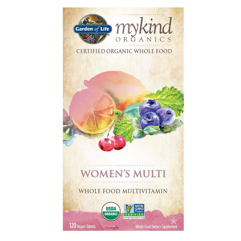 MyKind Organics Women's (Non-GMO) Multi 120 Tabs Vitamins Garden of Life (1059055370283)