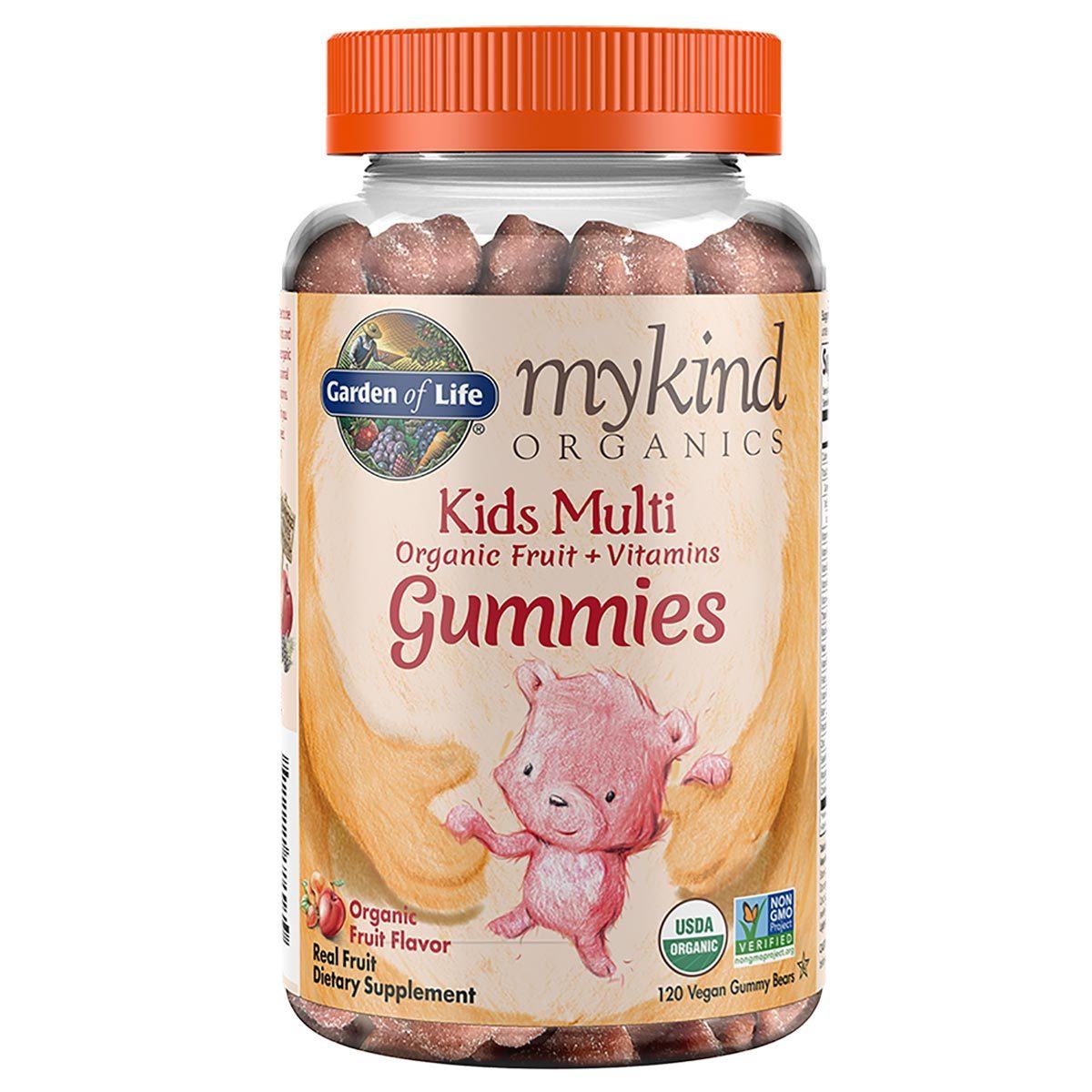 Garden of Life Kids Multi Gummies 120 Vegan Gummies Organic Fruit Flavor Multi Vitamins Garden of Life (1462933389355)