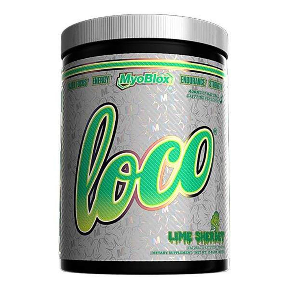 Myoblox Loco 36 Servings Pre-Workouts MyoBlox Lime Sherbet