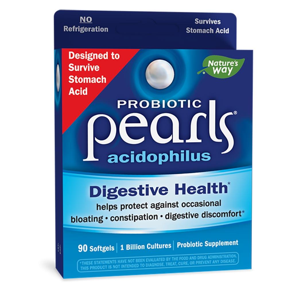 Nature's Way Acidophilus Pearls 90 Pearl Capsules (Prev. Enzymatic Therapy) Digestive Health / Probiotics Nature's Way