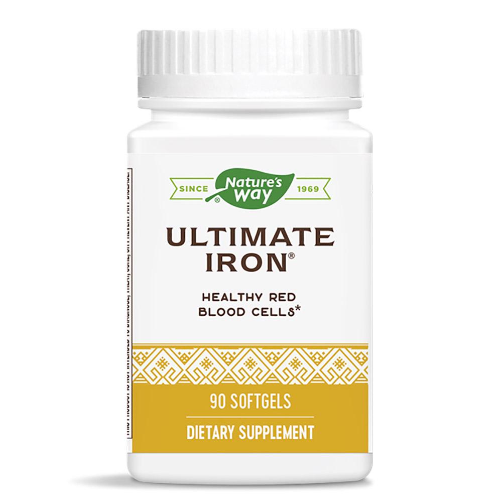 Nature's Way Ultimate Iron 90 Softgels Vitamins & Minerals Nature's Way