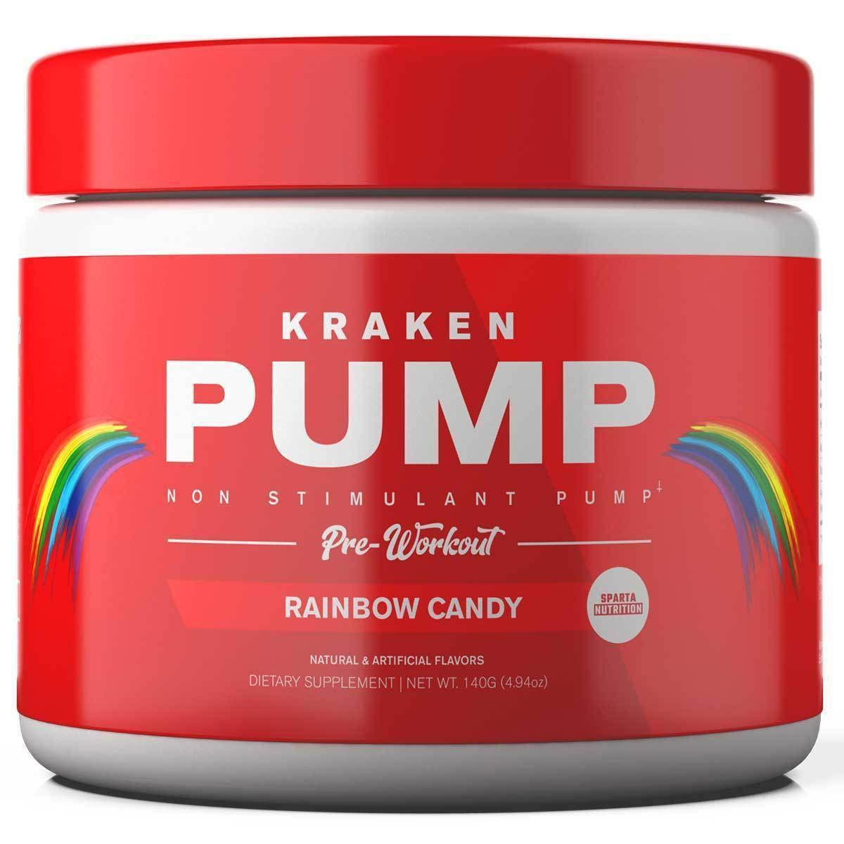 Sparta Nutrition Kraken Pump 40 Servings Pre-workout Sparta Nutrition rainbow candy (1059317612587)