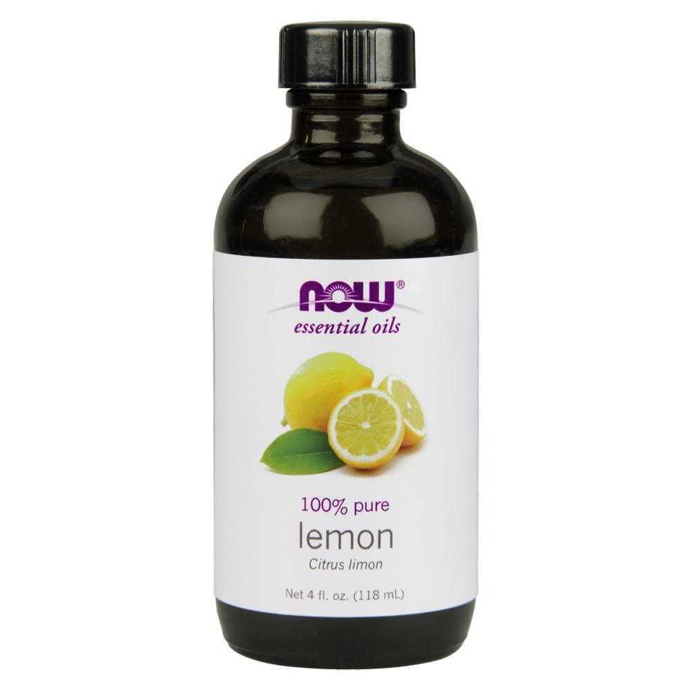 Now Foods 100% Pure Lemon Oil 4 oz Herbs Now Foods (1059008741419)