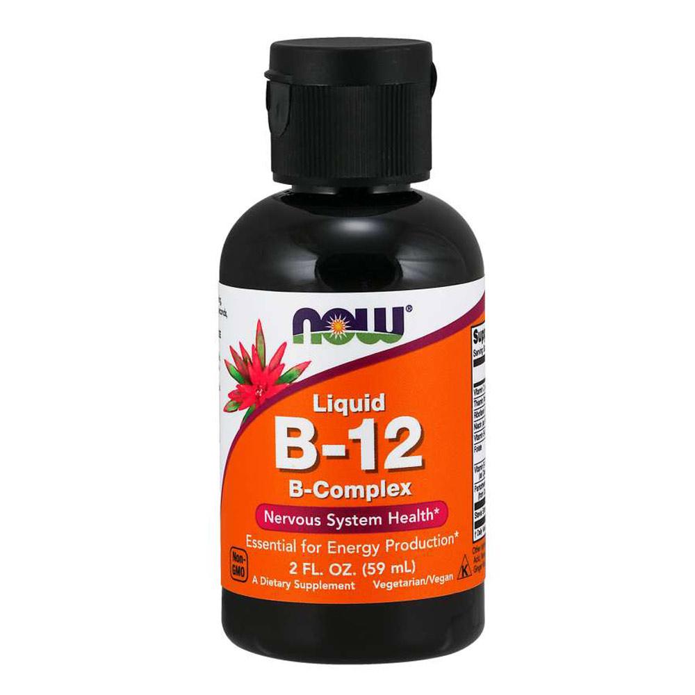 Now Foods B-12 Liquid B-Complex 2 Oz Vitamins Now Foods (1059126378539)