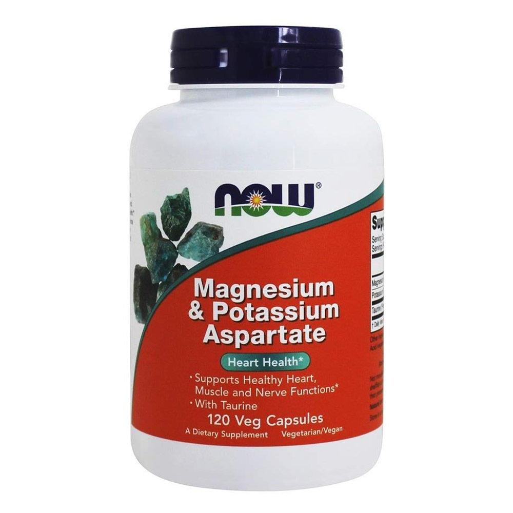 Now Foods Mag / Potassium Aspartate 250mg 120 Capsules Other Supplements Now Foods (1059127427115)