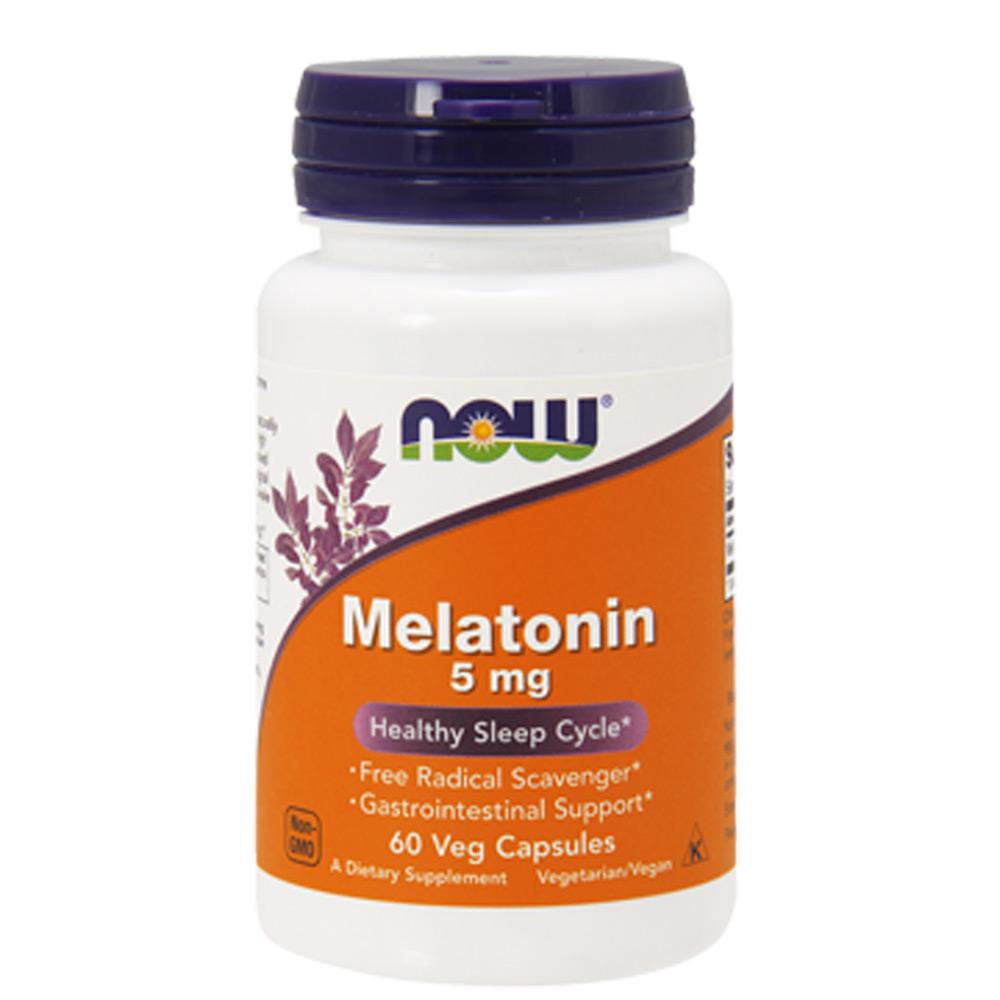 Now Foods Melatonin 5 Mg 180 Vegetable Capsules Now Foods (1059123134507)