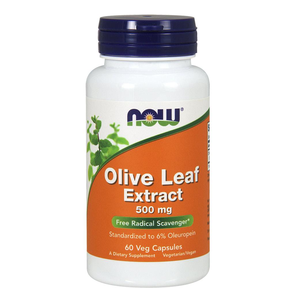 Now Foods Olive Leaf Ext 500 Mg 120 Vegetable Capsules Herbs Now Foods (1059115204651)