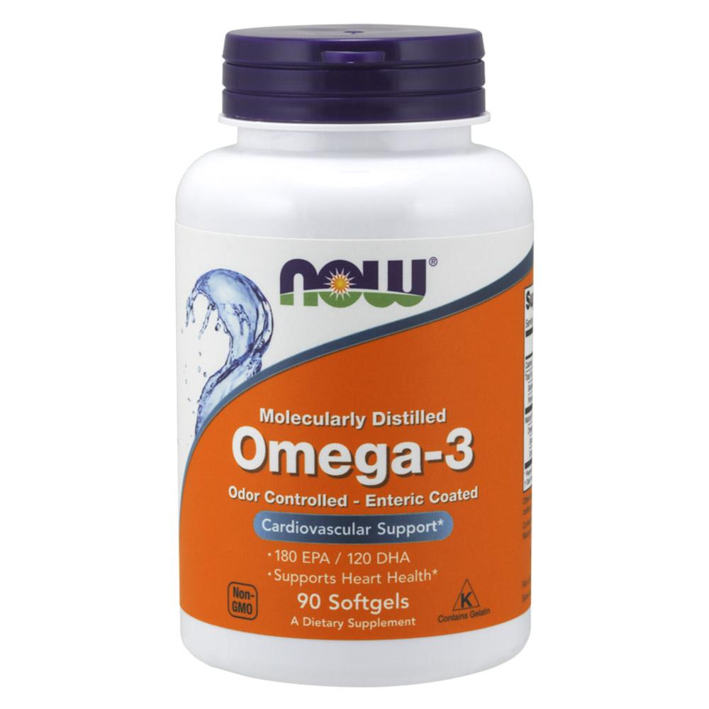 Now Foods Omega-3 180 Softgels Enteric Now Foods (1059127820331)