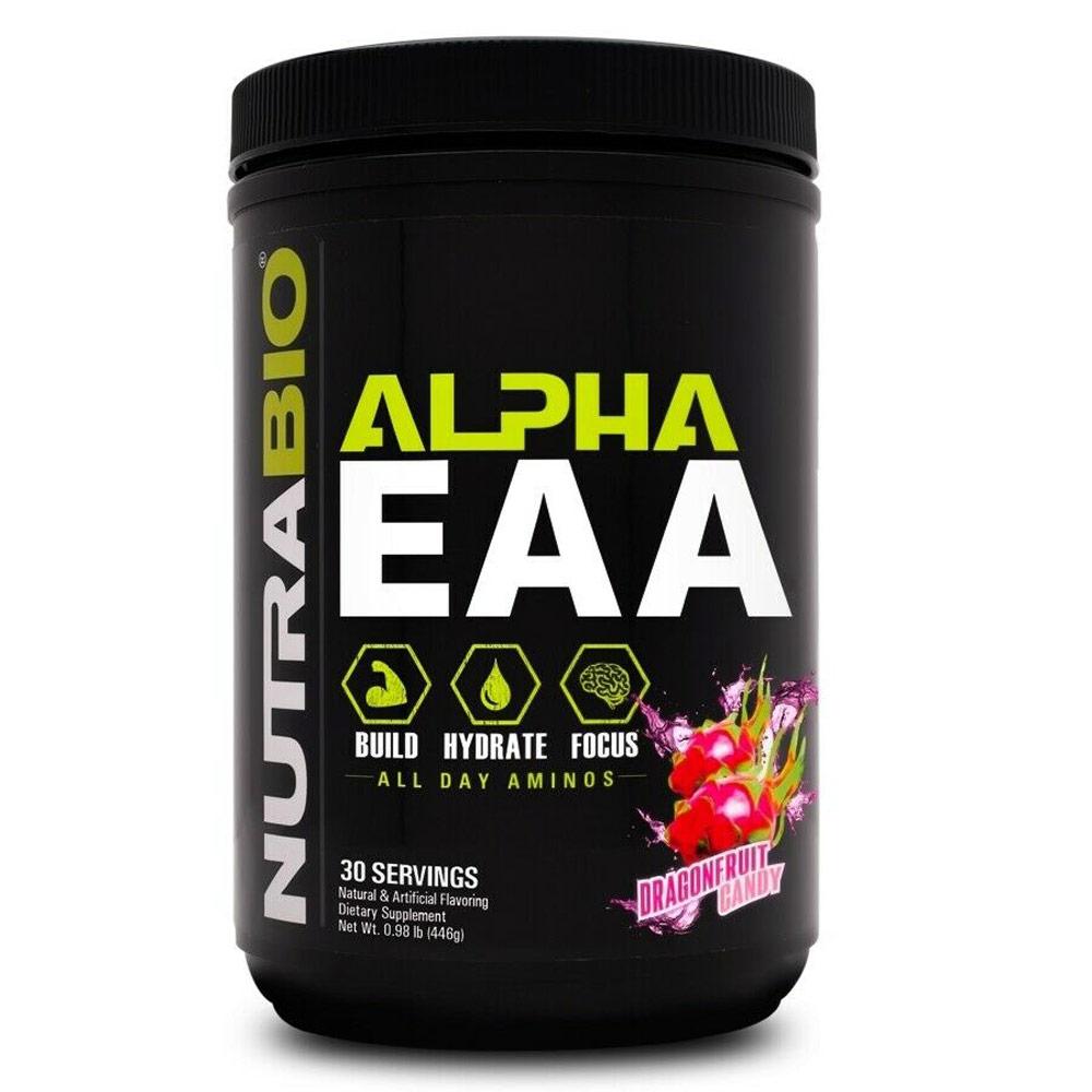 NutraBio Alpha EAA 30/Servings Amino Acids NutraBio Dragonfruit Candy (4371459866689)