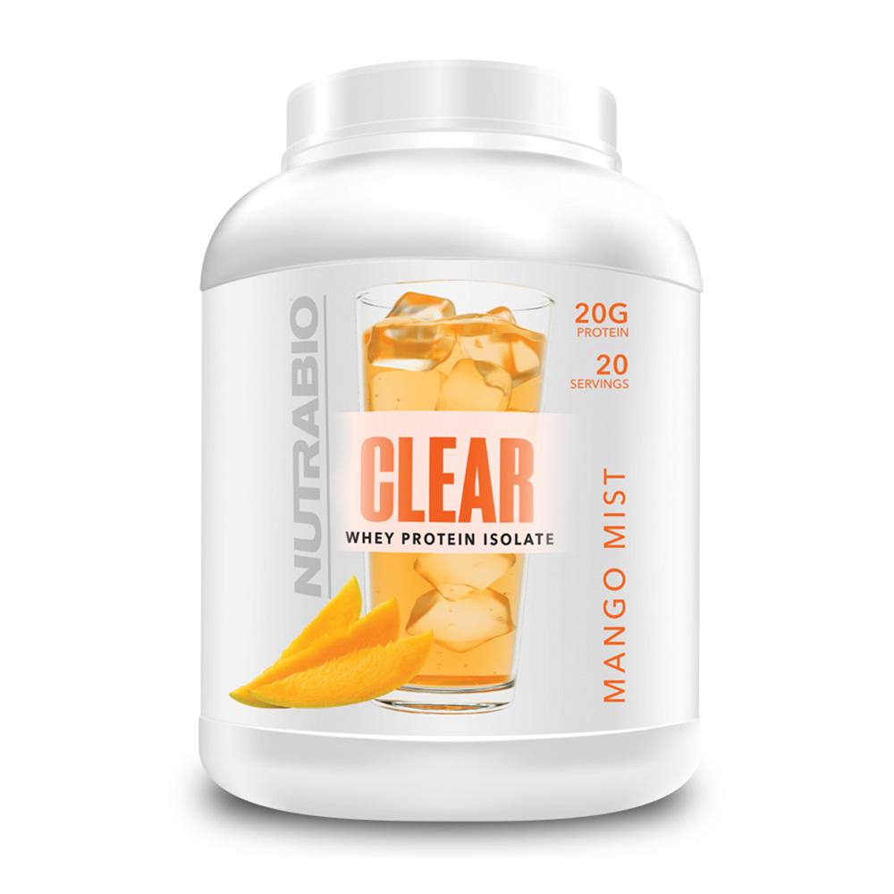 NutraBio Clear Isolate 20/sv Protein Powders NutraBio Mango Mist (4609921089601)
