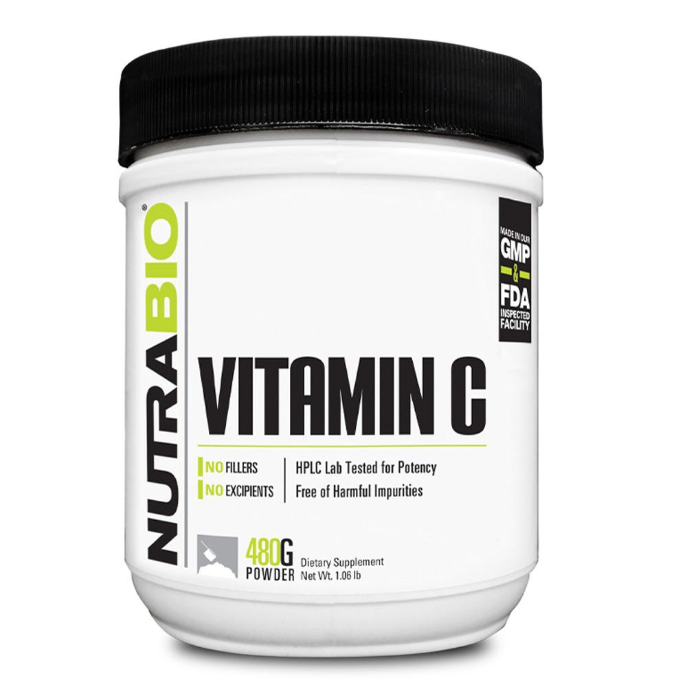 NutraBio Vitamin C 480g Vitamins & Minerals NutraBio (4422533480513)