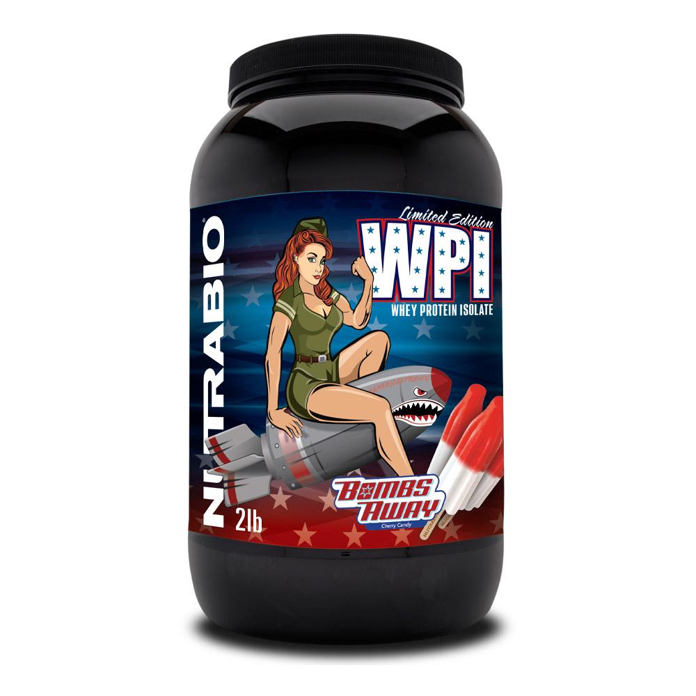 NutraBio 100% Whey Protein Isolate 2lb Protein Powders NutraBio Bombs Away (4371455672385)