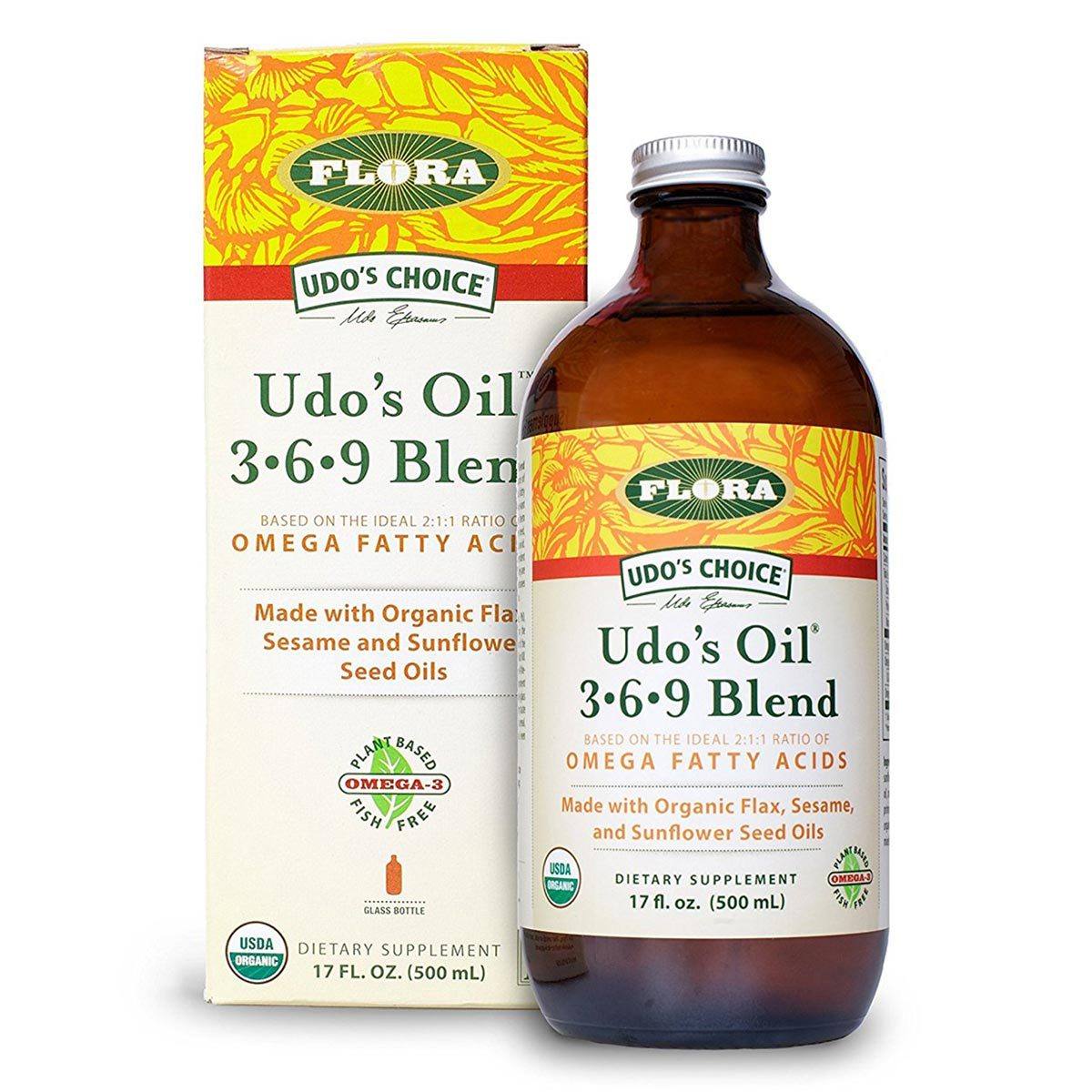 Flora (Udo's Choice) Udo's Choice Oil Blend 17oz Omega Fatty Acids / EFAs Flora (Udo's Choice) (1058561359915)