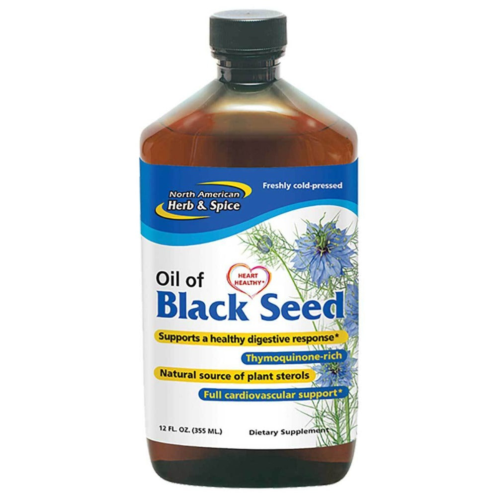 North American Herb & Spice Oil of Black Seed 12 Fl Oz Omega Fatty Acids / EFAs North American Herb & Spice (1059082403883)