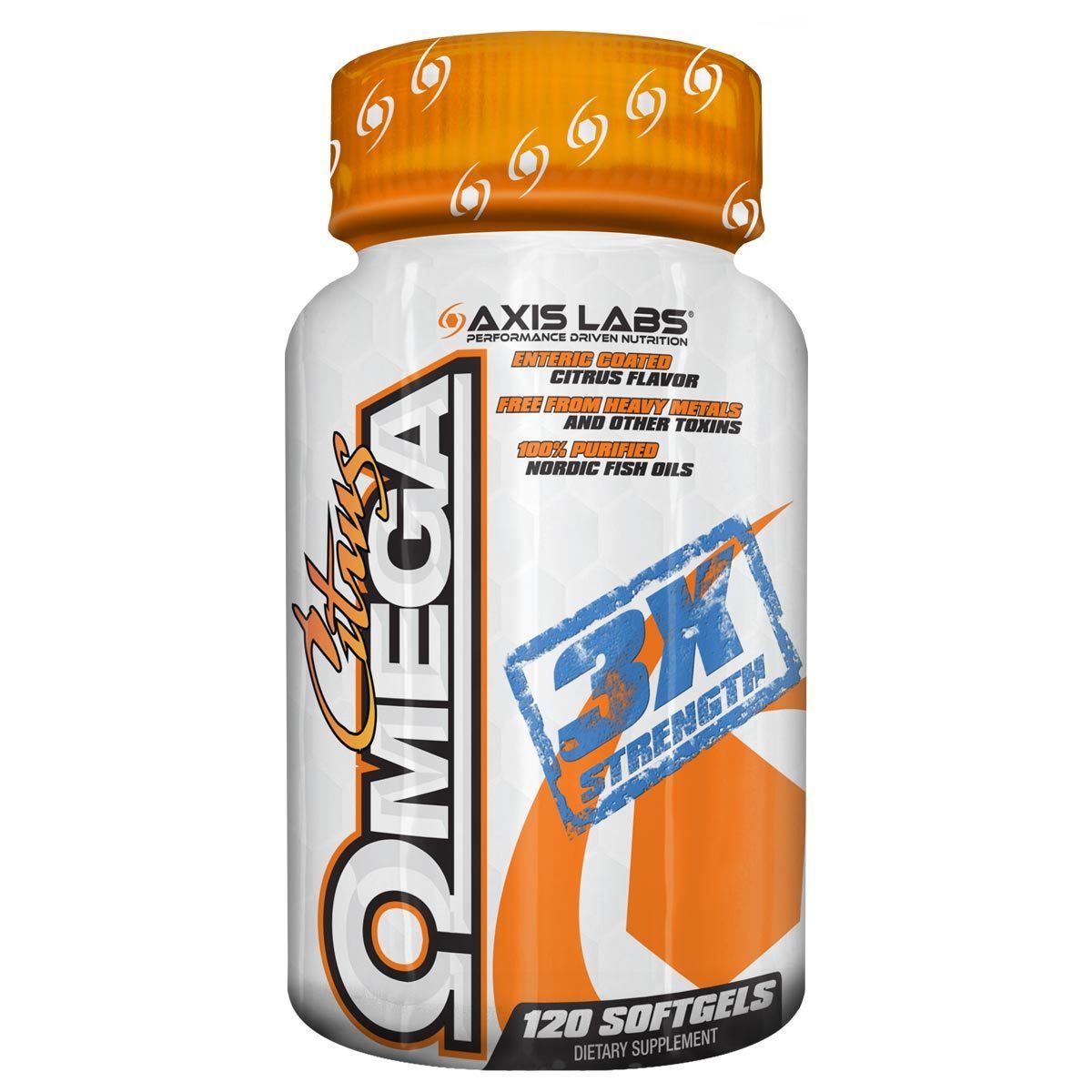 Axis Labs Citrus Omega 120 Softgels Omega Fatty Acids / EFAs Axis Labs (1058906406955)