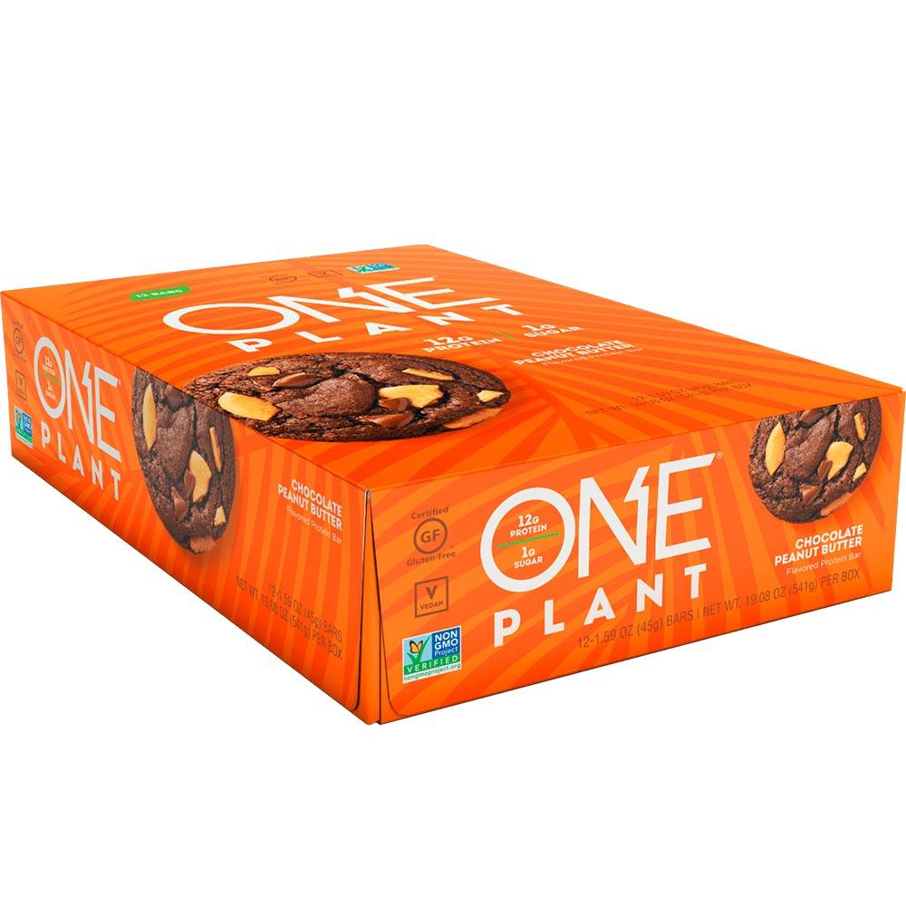 One Bar Plant 12/box Bars One Brands Chocolate Peanut Butter (4571826290753)