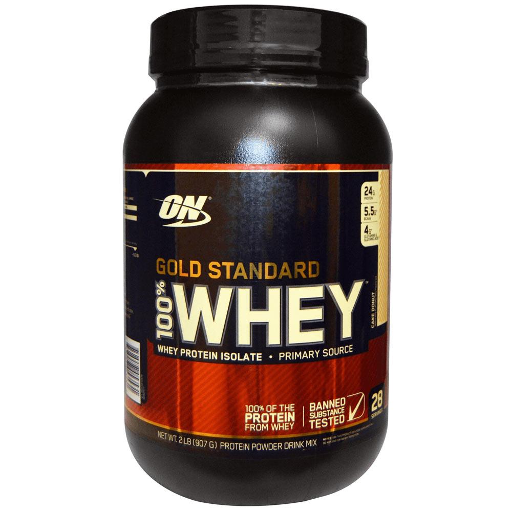 Optimum Nutrition 100% Whey Protein Gold Standard 2 Lbs Protein Optimum Nutrition Cake Donut (1057917435947)