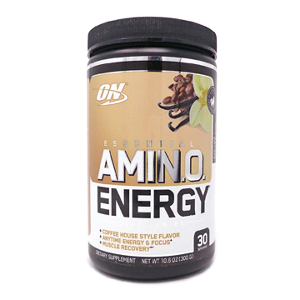 Optimum Nutrition Amino Energy 30 Servings Amino Acids Optimum Nutrition Iced Cafe Vanilla (1058577481771)