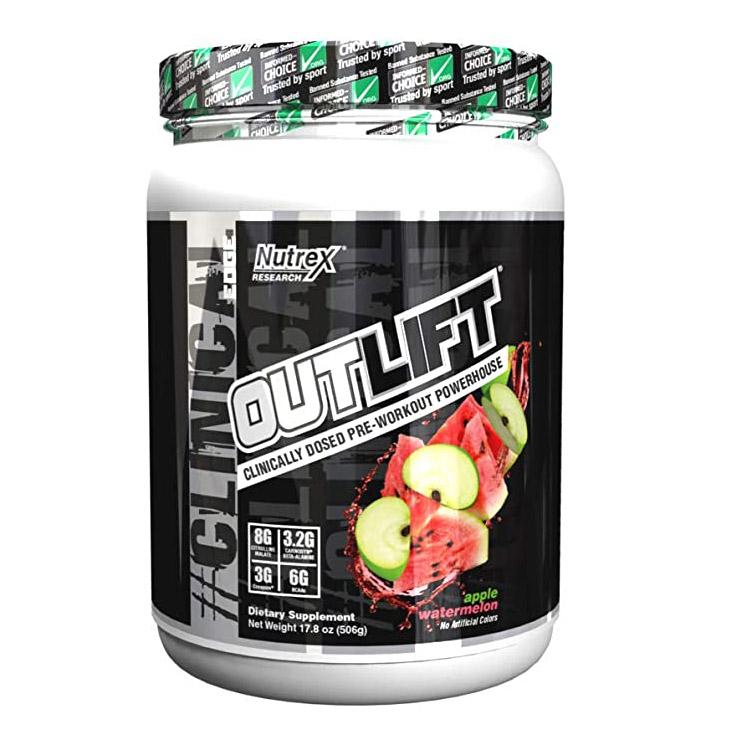 Nutrex Research Outlift 20 Servings Pre-Workouts Nutrex Research Apple Watermelon (4294748504129)