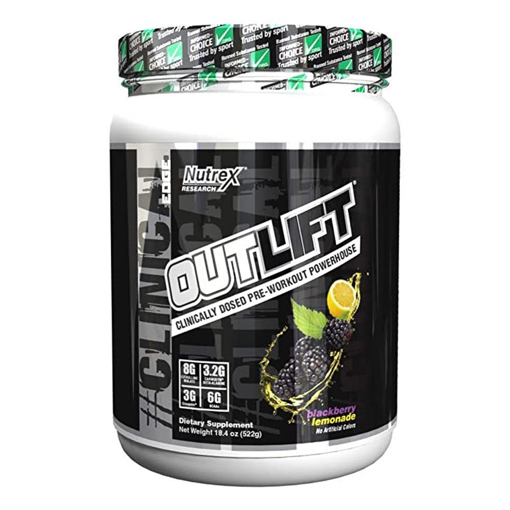 Nutrex Research Outlift 20 Servings Pre-Workouts Nutrex Research Blackberry Lemonade (4294748504129)