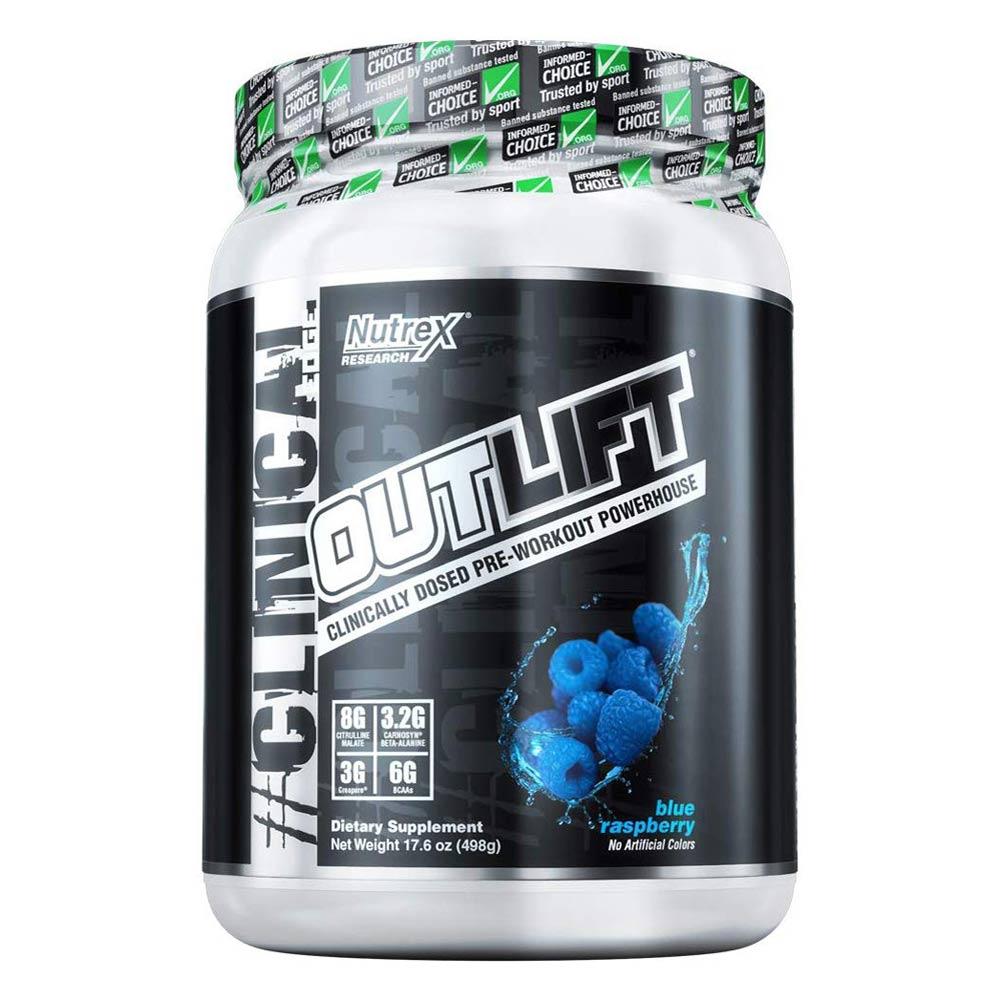Nutrex Research Outlift 20 Servings Pre-Workouts Nutrex Research Blue Raspberry (4294748504129)