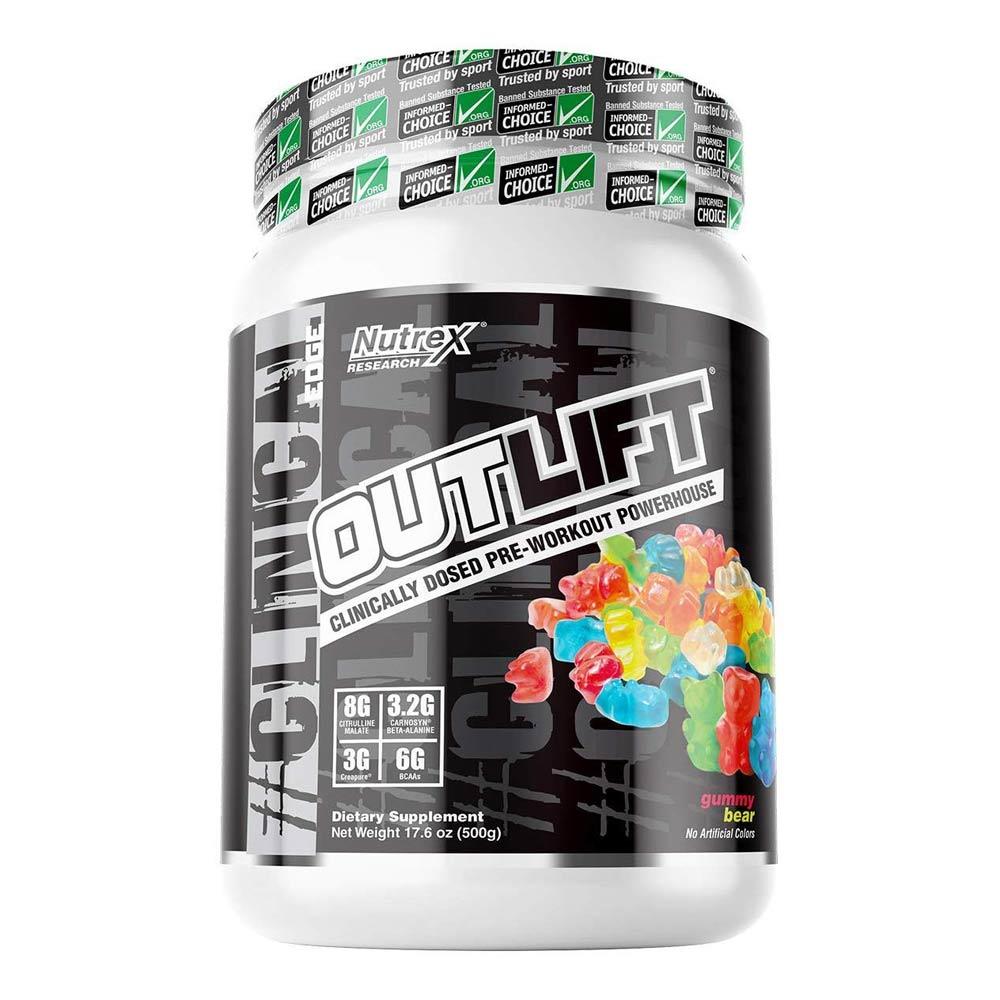 Nutrex Research Outlift 20 Servings Pre-Workouts Nutrex Research Gummy Bear (4294748504129)