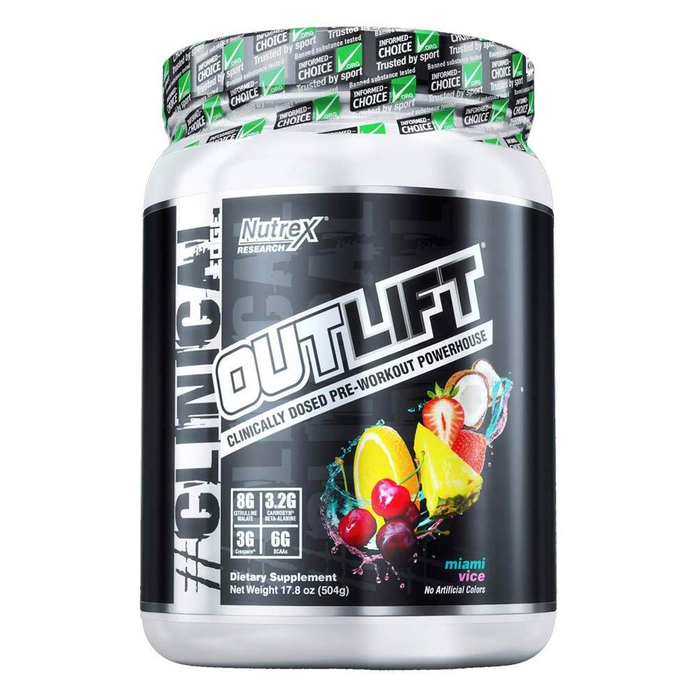 Nutrex Research Outlift 20 Servings Pre-Workouts Nutrex Research Miami Vice (4294748504129)