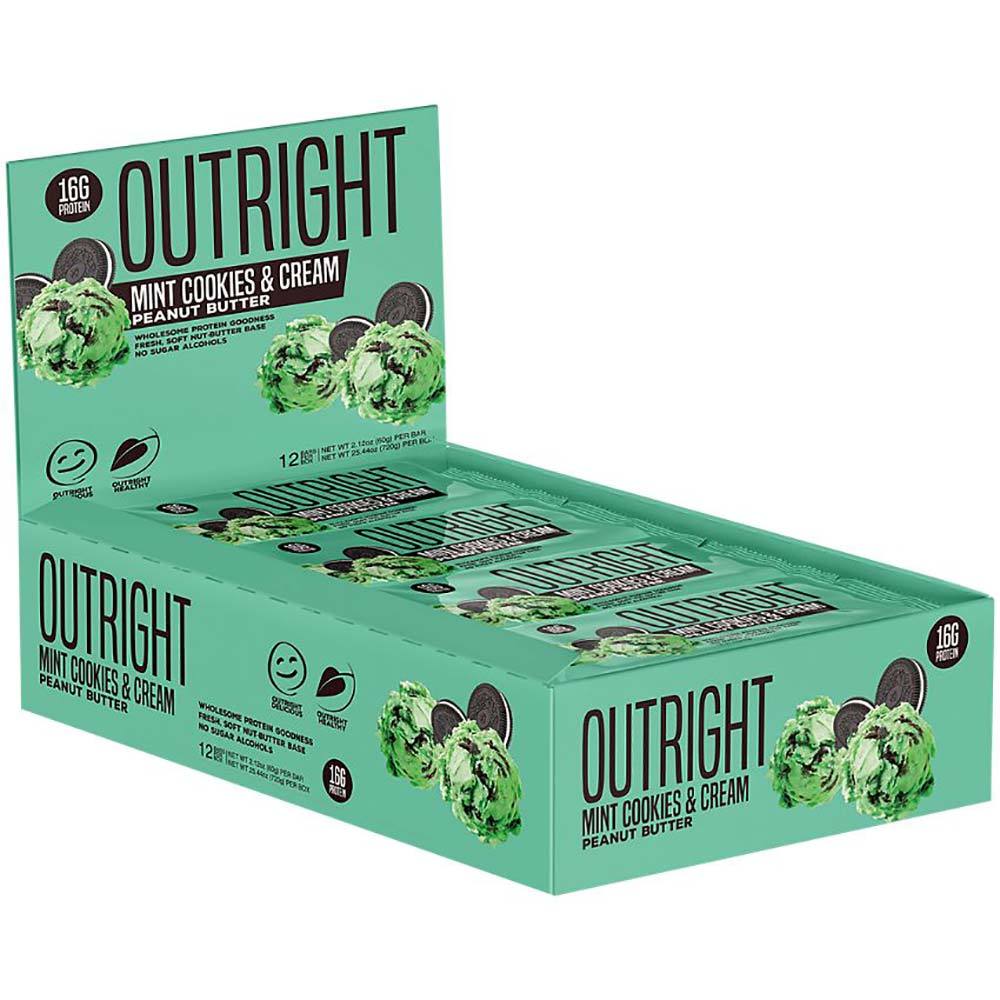 MTS Nutrition Outright Bar 12 Pack Bars MTS Nutrition Mint Cookies and Cream Peanut Butter (1825697103915)