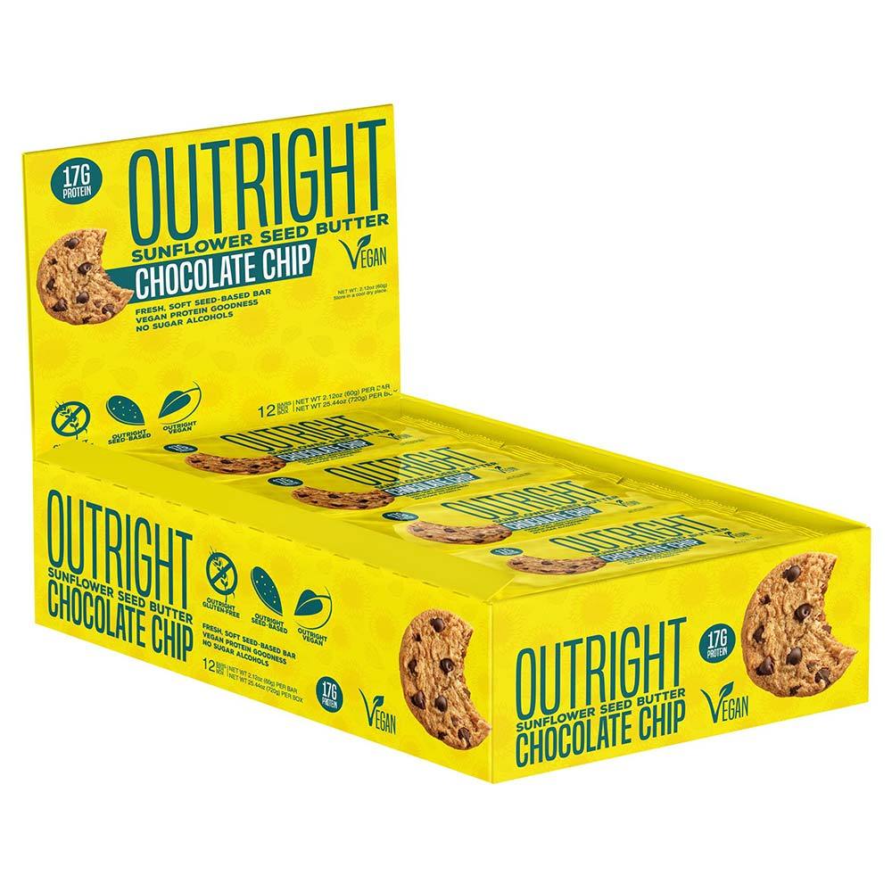 MTS Nutrition Outright Bar 12 Pack Bars MTS Nutrition Sunflower Chocolate Chip (1825697103915)