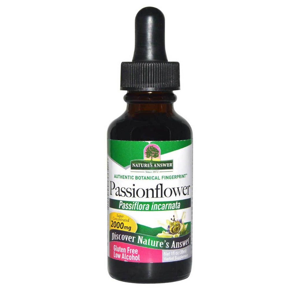 Nature's Answer Passion Flower Extract 1 Oz Herbs Nature's Answer (1058803548203)