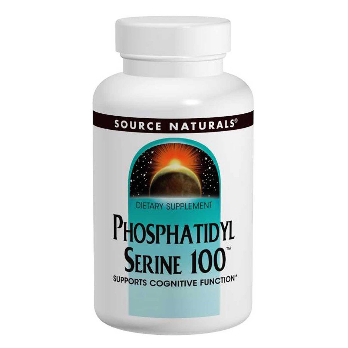Source Naturals Phosphatidyl Serine 100mg 60 Vege Caps Source Naturals (1058812362795)