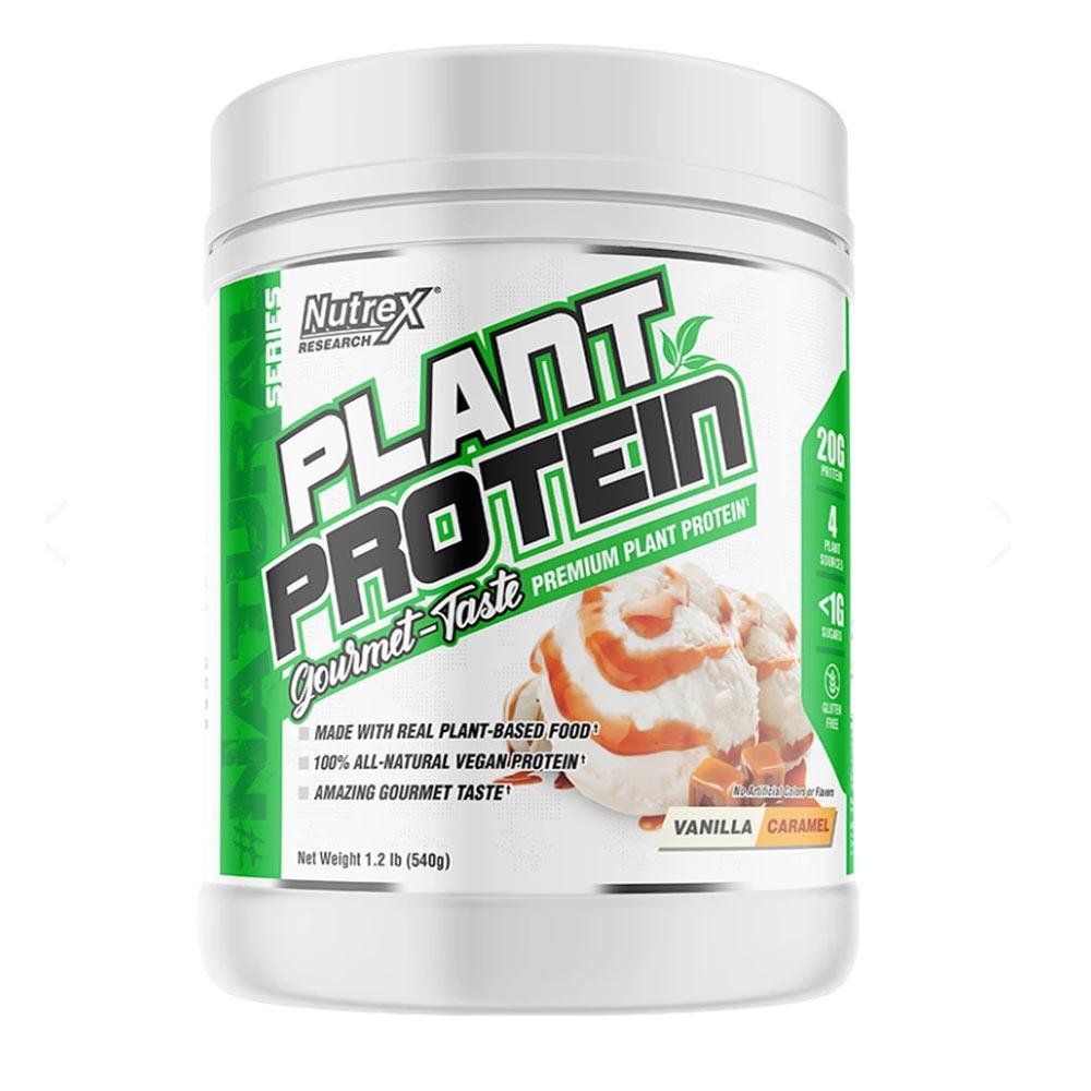 Nutrex Research Plant Protein 18 Servings Protein Powders Nutrex Research Vanilla Caramel (4294748078145)