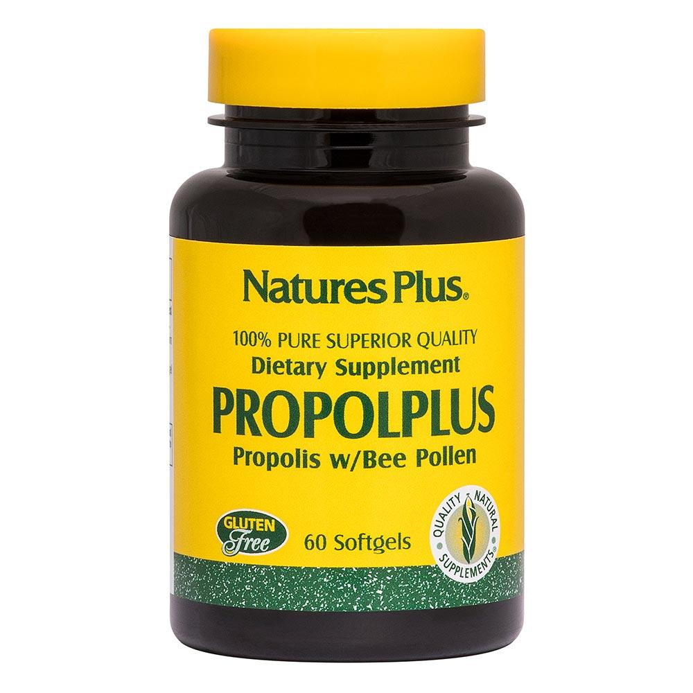 Nature's Plus Propolpus w/ Bee Pollen 60 Softgels | Source of Bioflavonoids Herbs Nature's Plus (1797543952427)